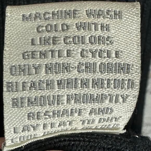 Womens Y2K Charlotte Russe Long Sleeve Black Striped 1/4 Zip Dress Stretch Sz S - Picture 6 of 6